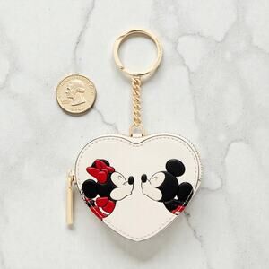 Disney X Kate Spade NY 3D Mickey & Minnie Coin Purse White KG657